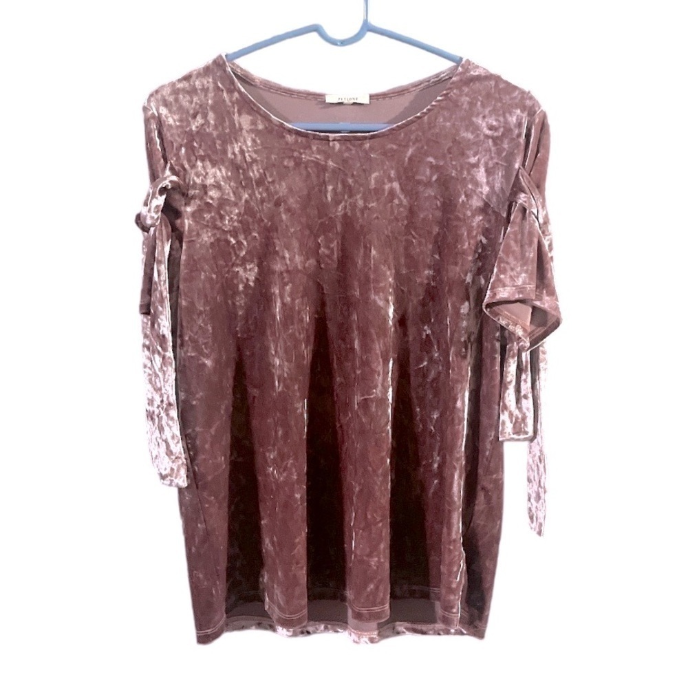 Pleione velvet tie sleeves Size M